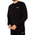 thumbnail image 2 of EA7 Chest Logo Sweatshirt, Black, 2 of 6