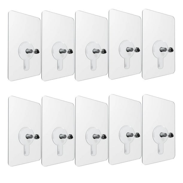 Likrtyny Pegatinas adhesivas para tornillos sin clavos - Pared sin rastro Sin ganchos perforación (6 mm)