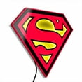 thumbnail image 5 of Superman 831554 Superman Symbol Illuminated Table Lamp or Mountable Wall Art with Dimmer, 5 of 7
