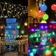 thumbnail image 4 of Guirnalda de luces solares para jardín, 50 luces LED de bola de cristal para exteriores, luces de hadas, impermeables, iluminación decorativa de 24 pies para jardín, patio, jardín, Navidad (coloridas), 4 of 5