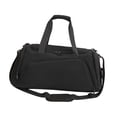 thumbnail image 2 of Bolsa de viaje, bolsa de mano, bolsa de viaje para pasar la noche, bolsa deportiva para gimnasio, para zapatos, bolso cruzado multiusos, mochila para Negro, 2 of 9