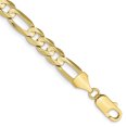 thumbnail image 1 of 10K Yellow Gold 7.5mm Light Figaro Chain, 1 of 4