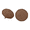 Rusted, variant on 10 Pack 1.25 Inch Rusted Finish Decorative Door Nail Clavos By Borderland Rustic Hardware