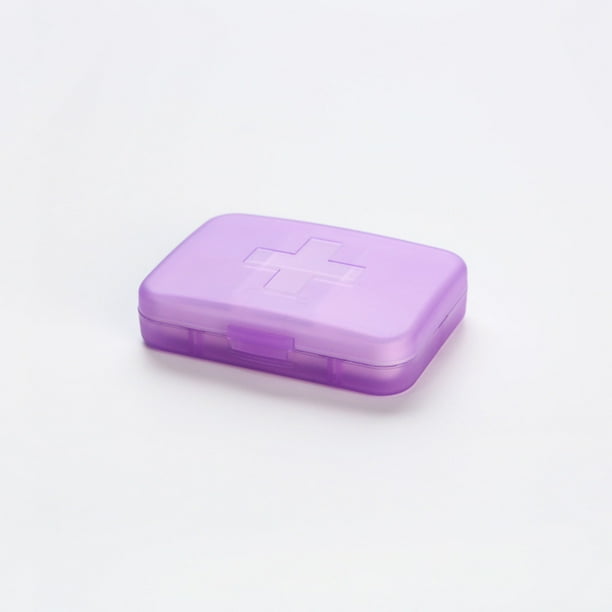 Organizadores y Almacenamiento para Armario, Mini Organizador Semanal, Pastillero Portátil a Prueba de Humedad con 6 Compartimentos, Contenedores Individuales Extraíbles, Ideal para Viajes y Uso Diar