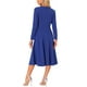 thumbnail image 3 of Vestido de Cuello Cuadrado INSPIRE CHIC para Mujeres, Vestidos Formales de Cóctel de Manga Larga en Corte A, 3 of 6