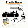 thumbnail image 5 of Medals Hanger Display Holder Rack Dance Theme Medals Display Wall Mounted Frame Sports Medal Holder Hooks Ribbon Holder, 5 of 8