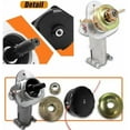 thumbnail image 3 of P021008182 Trimmer Gear Head Gearbox Head Replacement for Echo SRM-225 SRM-225i SRM-2620 SRM-3020 SRM-225U SRM-266U SRM-280U for Weed Eater Brush Cutter  99944200907 P021053950$$Tools, 3 of 6
