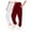Wine, variant on successthop Womens Fleece Sweatpants 2 Pack Pants with Pockets Solid ELastic Waist Joggers Drawstring Trousers