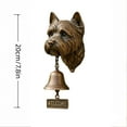 thumbnail image 3 of Retro West Highland White Terrier Welcome Doorbell – Metal Wall-Mounted Decor for Farmhouse & Housewarming, 3 of 4