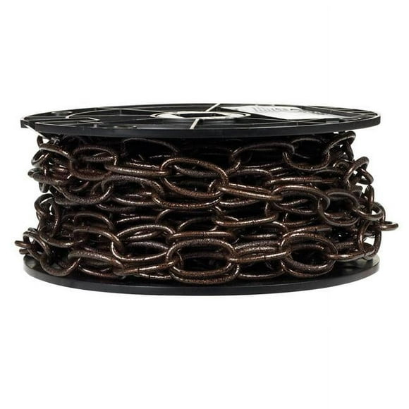 Campbell Chain 5365341 No.10 Steel Decorative Chain, Antique Copper - 0.14 in. Dia. x 1.21 in.