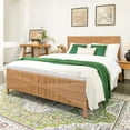 thumbnail image 4 of brafabhome Hand-Woven Full Bed Frame with Headboard and Footboard, No Box Spring Needed, 1000lbs, 4 of 9