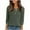 914#-Green, variant on NSLGXD Ribbed Henley Shirts for Women 3/4 Sleeve V Neck Knit Sweater Button Slim Fit Warm Fall Tops Casual Solid Knitted Tunic Blouses