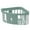 Green, variant on Rack Storage Organizer for Shower and Kitchen Space Saving Corner Caddy with Suction Mount Wall Mounted Shelving for Shampoo Conditioner and Everyday