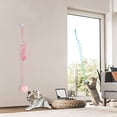 thumbnail image 3 of Interactive Hanging Cat Teaser Stick with Retractable Spring Toy for Indoor Feline, 3 of 5