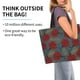 thumbnail image 2 of Balery Ladybug Bolsa Tote Estilo Estético con Cremalleras, Bolsa de Hombro, Bolsa de Compras Grande y Plegable, 2 of 8