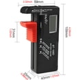 thumbnail image 2 of Portable Battery Capacity Indicator Compact Size Lithium Battery Level Tester Battery Voltage Meter Battery Volt Monitor Detector, 2 of 5