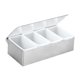 thumbnail image 5 of Caja de condimentos multiusos, accesorio resistente, contenedor de acero inoxidable para Cuadrícula 4, 5 of 9
