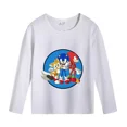 thumbnail image 4 of Camisa larga de Sonics para niños, camisa de tela para niños, estampado 2D, informal, para niño y niña, invierno, otoño, fina, para cumpleaños, regalo de Navidad, 4 of 5