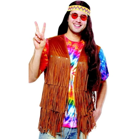 Men's Hippie Fringe Costume Vest - Walmart.com