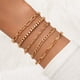thumbnail image 1 of 31 estilos bohemios hojas mixtas carta mapa geométrico cristal infinito pentagrama Shell multicapa cadena pulsera mujer venta al por mayor Tan Jianjun unisex, 1 of 2