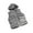 Gray, variant on Esaierr Toddler Kids Boys Girls Warm Padded Vest 1-6 Years Hooded Puffer Sleeveless Jacket Winter Zipper Waistcoat Coat