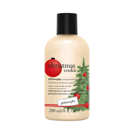 Philosophy Christmas Cookie Holiday Shower Gel 8 oz | Moisturizing & Creamy Body Wash
