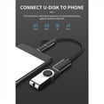 thumbnail image 5 of 3X Cable Adaptador 2 en 1 USB 3.0 OTG Type-C Micro-USB una USB 3.0 Convertidor de Interfaz para Línea de Cable de Carga de Teléfono Celular - Negro, 5 of 5