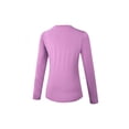thumbnail image 2 of Women's Long Sleeve Compression Shirt Autumn Plus Velvet Yoga Gym Workout Fitness Running Sports T-shirt Quick-drying Stretch Top Base Layer, 2 of 5