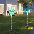 thumbnail image 3 of Decoración de camino de jardín nocturno vibrante con luces LED solares coloridas con forma de lirio, 3 of 8