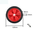 thumbnail image 4 of Fule 2pcs Air Compressor Wheel Replacement Absorption Non-Slip 5-6inch Shockproof, 4 of 8