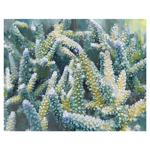 Masterpiece Art Gallery Coral Blues by Studio Arts Canvas Art Print