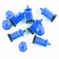 thumbnail image 3 of KLKCMS 10 Pieces Resin Letterbox Mailbox Model Miniature DollHouse Accessory Blue, 3 of 6