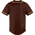 thumbnail image 3 of Men's GameDay Greats  Brown Rowan Profs  Lightweight Baseball Jersey, 3 of 4