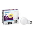 thumbnail image 4 of Philips 60W Equivalent Daylight A19 Medium LED Light Bulb (2-Pack) 462168, 4 of 5