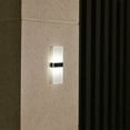 thumbnail image 6 of Solar Fence Lights | LED Solar Wall Lights | Outdoor IP65 Waterproof | Modern Wall Sconce for Backyard Garden Garage Pathway | 2-Pack, 6 of 8