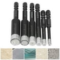 thumbnail image 4 of Tile Drills Bits, 6Pcs/Set Dry  Drill Bit Hex Shank Safer  For Masonry, 4 of 8