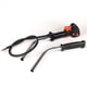 thumbnail image 4 of 2X Tubo Manejar Acelerador Gatillo Cable Cadena de Aluminio Recortador de Piezas Accesorio Desbrozadora Interruptor de Control Suministros de JardíN, 4 of 5
