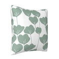 thumbnail image 2 of ZICANCN Light Green Lotus Throw Pillow Covers, Bed Couch Sofa Knit Decorative Pillow Covers for Living Room Farmhouse, 18"x18", 2 of 8