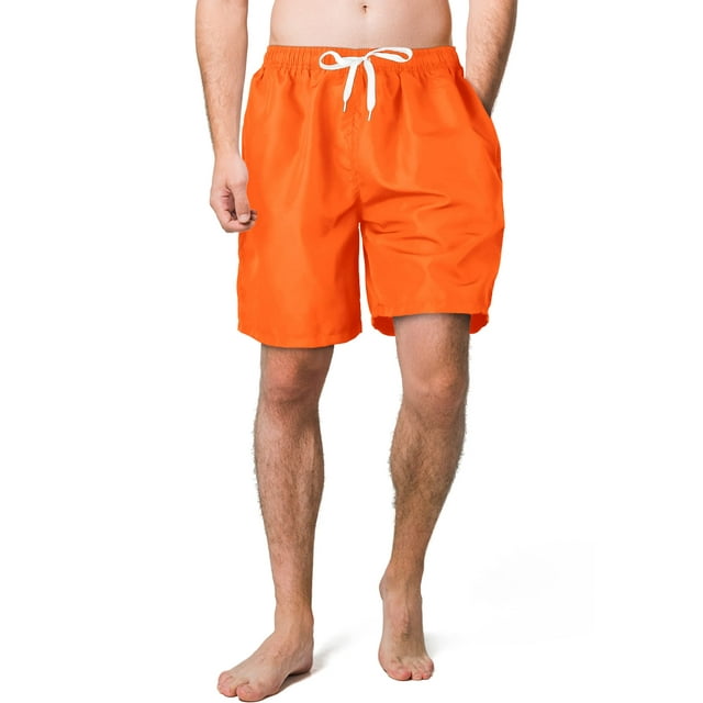 Shorts de natación independiente Scotamalone para hombre naranja