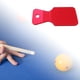 thumbnail image 2 of 2x afilador de puntas de taco de billar de snooker de aleación de aluminio resistente para entrenamiento de viaje rojo amarillo, 2 of 8