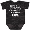 thumbnail image 3 of Inktastic My Best Friend is My Papa with Hearts Boys or Girls Baby Bodysuit, 3 of 5