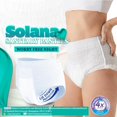 thumbnail image 4 of Solana Menstrual/Sanitary pants . 100% Cotton , 12 Hour Protection, 8pcs Overnight Absorbency - Medium, 4 of 6