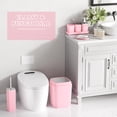 thumbnail image 3 of Bathroom Accessory Set–Bathroom Sets with Shower Curtain and Rugs, Non Slip Bathroom Rugs Super Absorbent, Pink Ombre Waterproof Shower Curtain with Hooks, Pink Bathroom Sets Complete for Home, 3 of 9