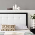 thumbnail image 2 of Modway Draper Tufted Twin Fabric and Wood Headboard in Black/White, 2 of 9
