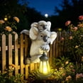 thumbnail image 6 of Solar Garden Lights Resin Animal Statue Outdoor Courtyard Decor Waterproof LED Night Light for Yard Patio Pathway Gift, 6 of 9