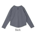 thumbnail image 3 of Mgmyaa Long Sleeve T Shirt for Woman Oversize Summer Tops Classic Comfy T-Shirt, 3 of 5