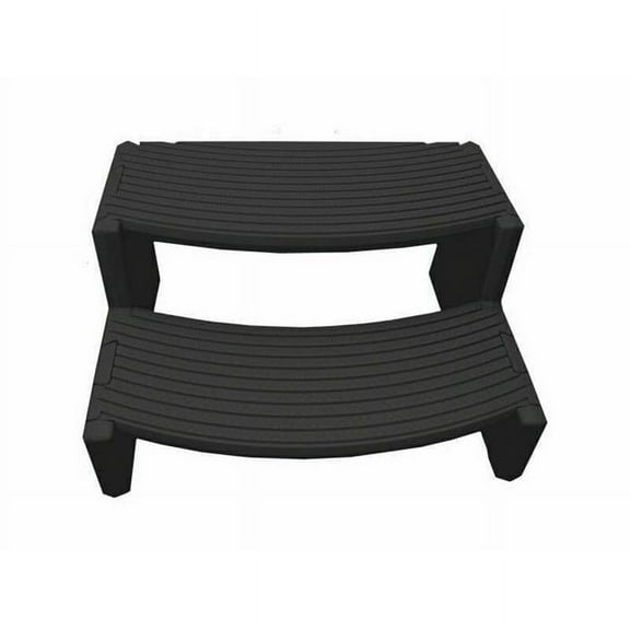 Life Essentials MSS070 19.7 x 16 in. Spa Step, Black