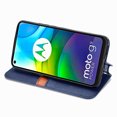 thumbnail image 2 of Étui pour Motorola Moto G9 Power Flip Cover Portefeuille Flip Cover Magnétique Protecteur - Bleu, 2 of 5