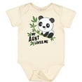 thumbnail image 3 of Inktastic My Aunt Loves Me Cute Panda Boys or Girls Baby Bodysuit, 3 of 5