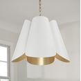 thumbnail image 6 of Capital Lighting 355441RE Maeve 27" Wide Pendant - Matte Brass / White, 6 of 7
